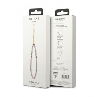 Guess Poutko na Telefon Heishi Beads Lilac