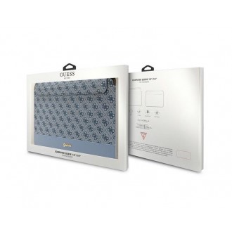 Guess 4G Stripe Metal Logo Computer Sleeve 14" Blue