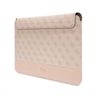 Guess 4G Stripe Metal Logo Computer Sleeve 14" Pink