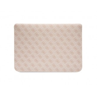 Guess 4G Stripe Metal Logo Computer Sleeve 14" Pink