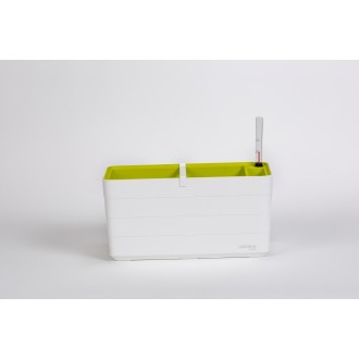 Truhlík samozavlažovací Berberis - zelená + bílá 40 cm