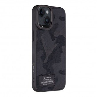 Tactical Camo Troop Kryt pro Apple iPhone 14 Black