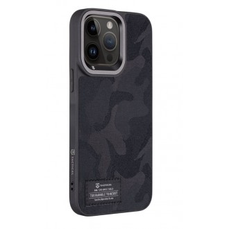 Tactical Camo Troop Kryt pro Apple iPhone 14 Pro Max Black