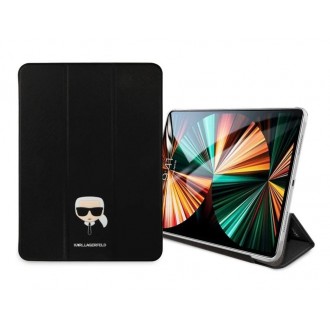 Karl Lagerfeld Head Saffiano Pouzdro pro iPad Pro 12.9 (2021/2022) Black