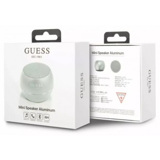 Guess Mini Bluetooth Speaker 3W 4H Silver