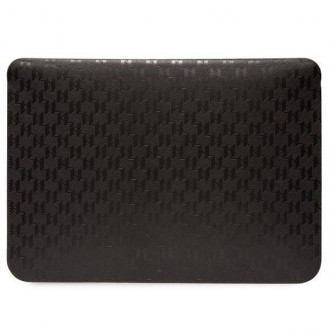 Karl Lagerfeld Saffiano Monogram Choupette Computer Sleeve 14" Black