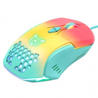 DeTech Herní myš Onikuma CW902, optická, 7D, RGB, multicolor