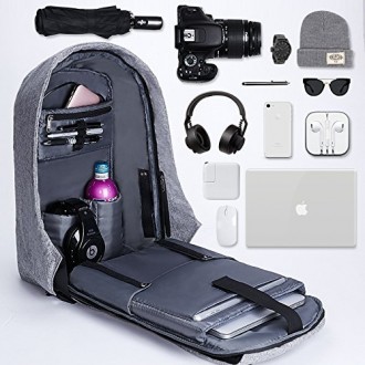 DeTech Batoh pro notebook Power Backpack BP-01, 15.6", černá