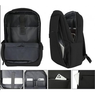 DeTech Batoh pro notebook Power Backpack BP-02, 15.6", černá