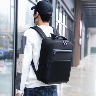 DeTech Batoh pro notebook Power Backpack BP-12, 15.6", černá