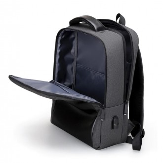DeTech Batoh pro notebook Power Backpack BP-12, 15.6", černá