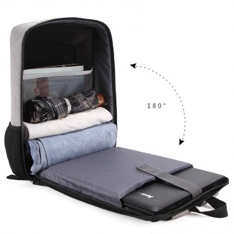 DeTech Batoh pro notebook Power Backpack BP-25, 15.6", černá