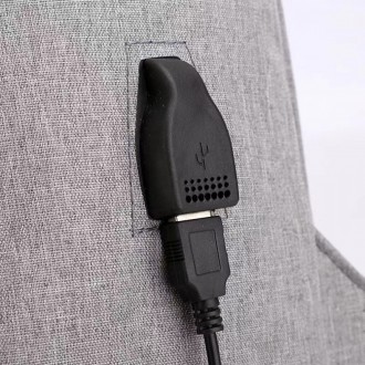 DeTech Batoh pro notebook Power Backpack BP-03, 15.6", šedá