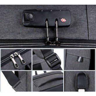 DeTech Batoh pro notebook Power Backpack BP-26, 15.6", černá