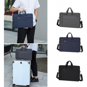 DeTech Brašna pro notebook Future Bag LP-17, 15.6", šedá