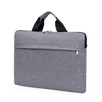 DeTech Brašna pro notebook Future Bag LP-09, 15.6", šedá