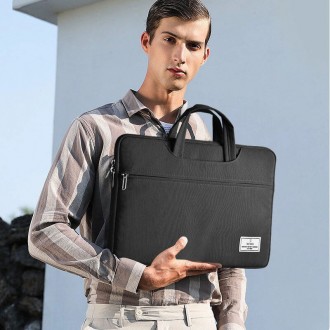 DeTech Brašna pro notebook WiWu X42, 15.6", černá