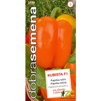 Dobrá semena Paprika zel. -  Kubista F1 15s (ZÁRUKA 2024)