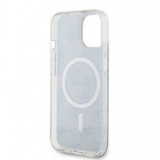 Guess IML 4G MagSafe Zadní Kryt pro iPhone 15 Hnědý