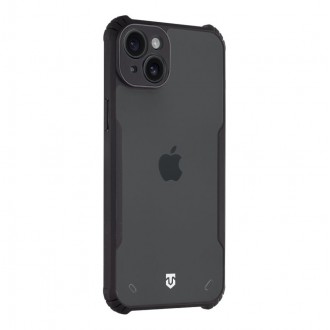 GUESS Tactical Quantum Stealth Kryt pro Apple iPhone 15 Plus Clear/Černý