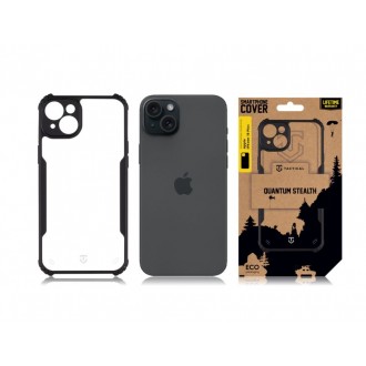 GUESS Tactical Quantum Stealth Kryt pro Apple iPhone 15 Plus Clear/Černý