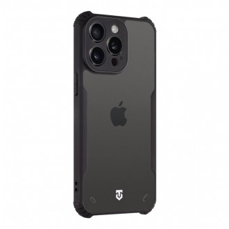 GUESS Tactical Quantum Stealth Kryt pro Apple iPhone 15 Pro Max Clear/Černý