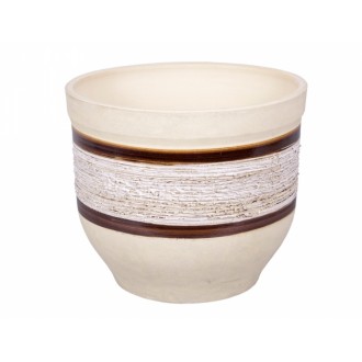 Květník MONARDA přírodní kamenina d24cm