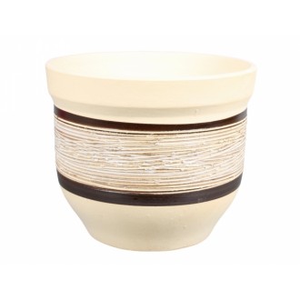 Květník MONARDA přírodní kamenina d28cm