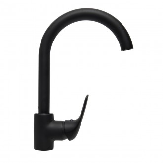 Dřezová baterie S-Line Pro s otočným ramínkem černá SIKOBSLPRO280C