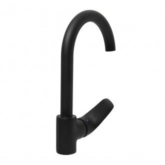 Dřezová baterie S-Line Pro s otočným ramínkem černá SIKOBSLPRO280C