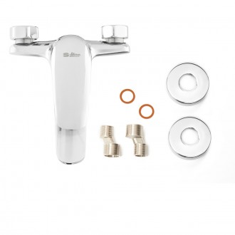 Vanová baterie S-Line Pro bez sprchového setu 100 mm chrom SIKOBSLPRO22210