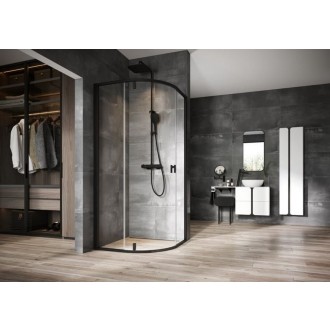 Sprchová baterie Ravak 10° Free black s termostatickou baterií černá X070160