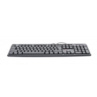 C-TECH klávesnice KB-102 USB, slim, black, CZ/SK