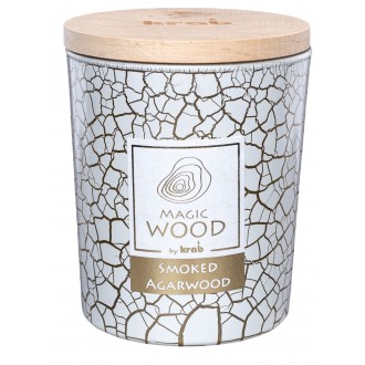 Svíčka sklo - MAGIC WOOD 300 g - Smoked Agarwood (cena bez slev)