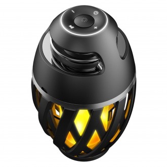 Reproduktor v plamenném designu s LED a Bluetooth