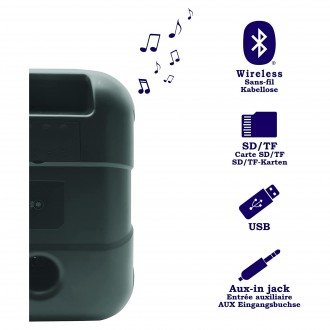 Bezdrátový Bluetooth reproduktor iParty s mikrofonem