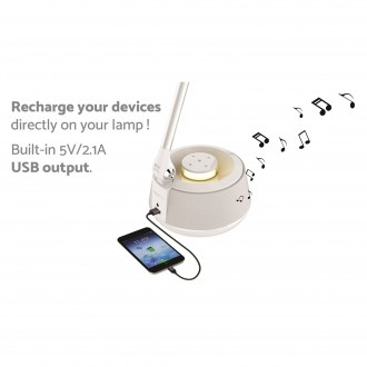 Stolní lampa LED s reproduktorem Bluetooth