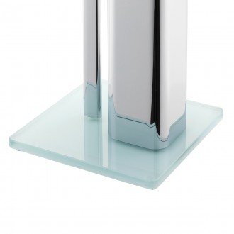Wc štětka Optima Glass chrom/bílá GLASDRZSTETB