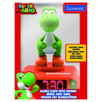 Dětský budík Super Mario s nočním osvětlením