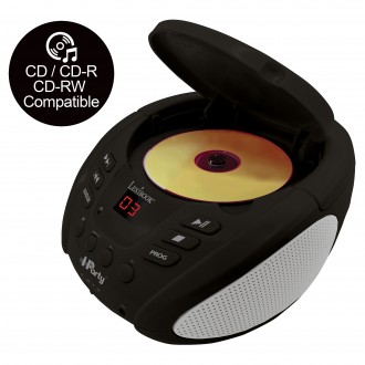 Přenosný Bluetooth CD přehrávač iParty se světelnými efekty