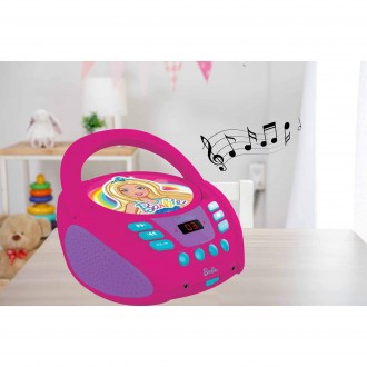 Přenosný CD přehrávač Barbie