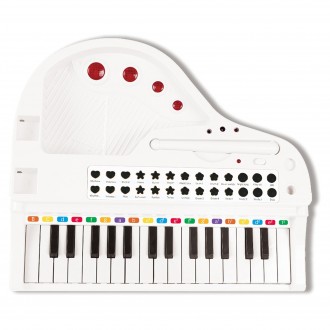 Mini elektronický klavír s mikrofonem