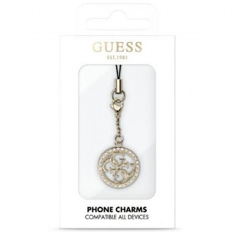 Guess Přívěsek 4G Strass Metal Logo