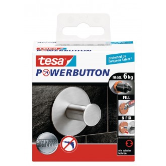 Háček Tesa Powerbutton nerez 59330-00000-00