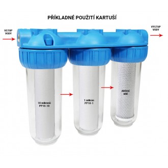 Donner set TRIO 3 stupňová filtrace (aktivní uhlík blok)