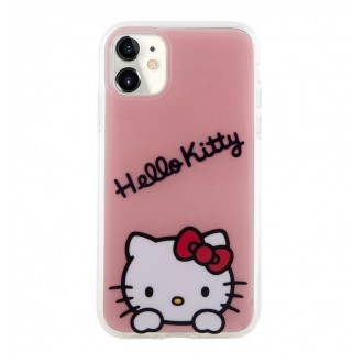 Hello Kitty IML Daydreaming Logo Zadní Kryt pro iPhone 11, růžová