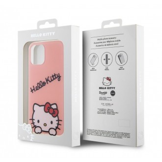 Hello Kitty IML Daydreaming Logo Zadní Kryt pro iPhone 12/12 Pro, růžová