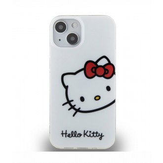 Hello Kitty IML Head Logo Zadní Kryt pro iPhone 13, bílá