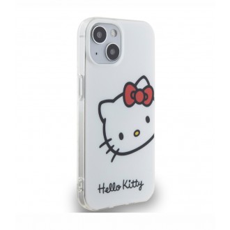 Hello Kitty IML Head Logo Zadní Kryt pro iPhone 13, bílá