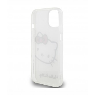 Hello Kitty IML Head Logo Zadní Kryt pro iPhone 13, bílá